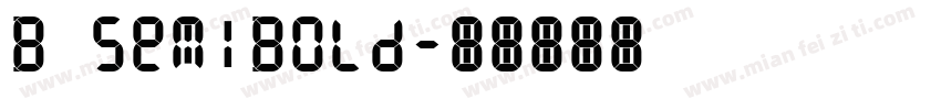 B SemiBold字体转换